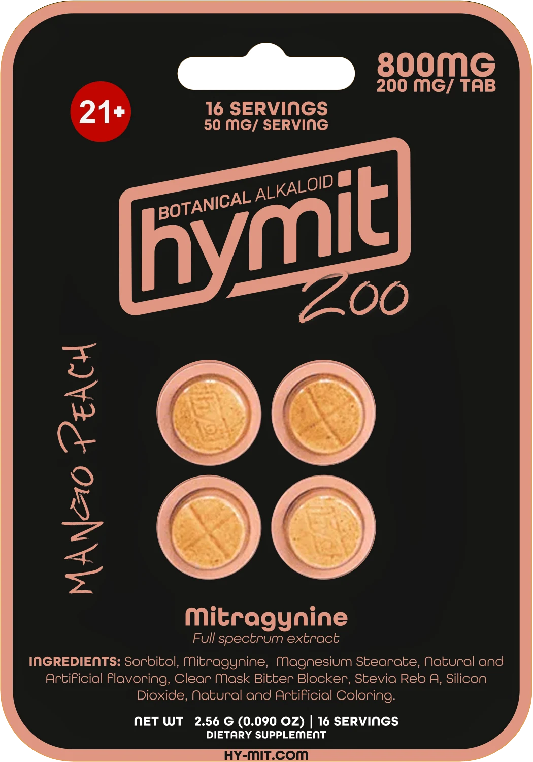 Hymit 200 Mango Peach pack